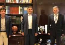 Π. Καππάτος: Συνάντηση με τον Υφυπουργό Αθλητισμού κ. Αυγενάκη και τον Πρόεδρο της ΕΠΣΚΙ κ. Βαλσαμή