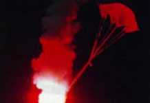 Φωτοβολίδα ναυτικού τύπου “προσγειώθηκε” στην αμερικανική πρεσβεία