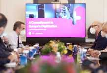 Συνάντηση Κυριάκου Μητσοτάκη με τον Διευθύνοντα Σύμβουλο της Deutsche Telekom, Tim Höttges, στο Μέγαρο Μαξίμου