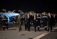 Επίσκεψη του υπουργού Εθνικής Άμυνας στο γαλλικό αεροπλανοφόρο «Σαρλ ντε Γκωλ»