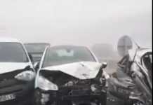 Καραμπόλα 50 αυτοκινήτων με εγκλωβισμένους επιβάτες στην Εγνατία Οδό (βίντεο)